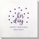 Confetti Dots Her Day Bamboo Luxe Napkins Image 3 of 3